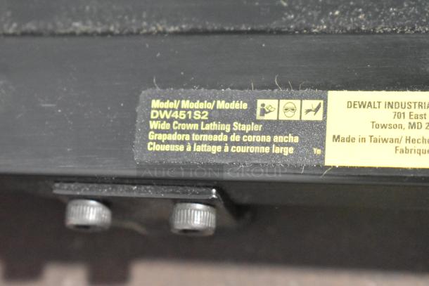 BRAND NEW SCRATCH AND DENT! DeWalt DW451S2 Wide Crown Lathing Stapler. - Image 11 of 11