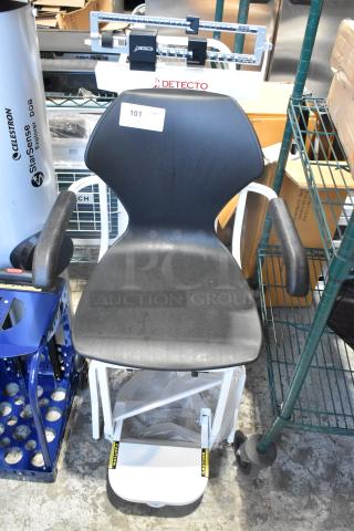 Cardinal Detecto 4751 Scale and Black Chair. - Item #1193077