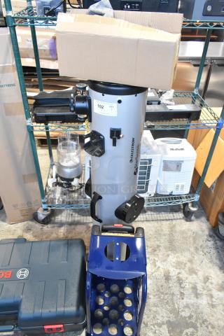 Celestron StarSense Explorer 22470 DOB telescope, 23 mm. Features include finder scope, adjustable mount. Excellent condition.