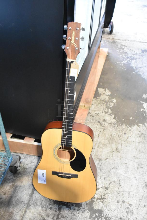 Jasmine Wooden Guitar. - Image 1 of 13