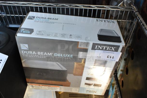 BRAND NEW SCRATCH AND DENT! Dura Bean Deluxe Twin Size Inflatable Mattress - Image 2 of 5