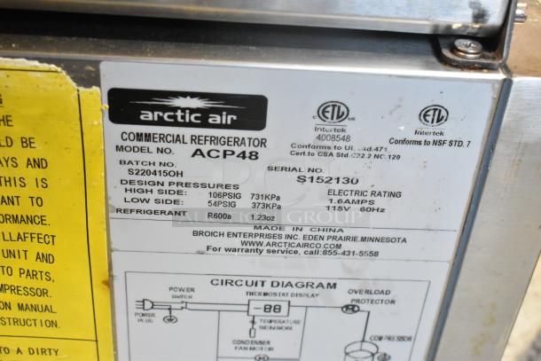 Arctic Air ACP48 Stainless Steel Commercial Countertop Refrigerated Rail. 115 Volts, 1 Phase. - Image 6 of 6