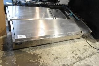 Arctic Air ACP63 stainless steel commercial countertop refrigerated rail, 115 volts, 1 phase, in good condition.