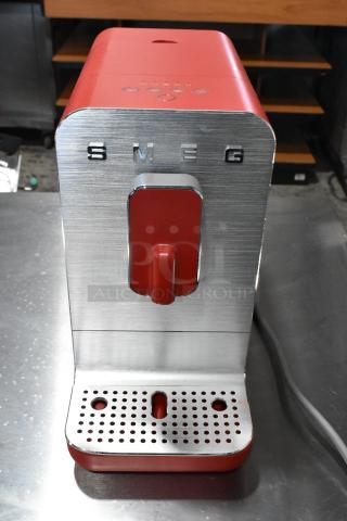 Smeg BCC01RDMUS Countertop Fully Automatic Coffee Machine. 120 Volts, 1 Phase. - Item #1193100