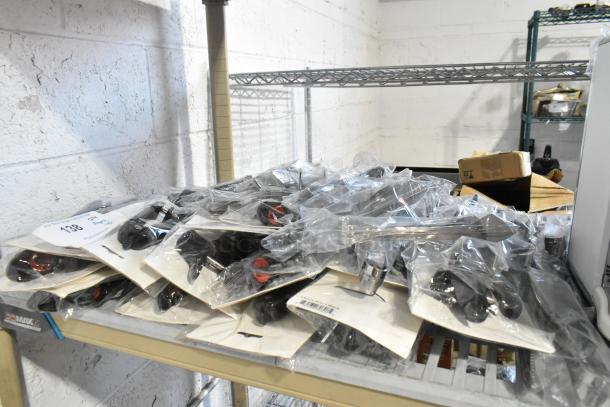 40 BRAND NEW Utensils Including Tongs and Cherry Pitter. 40 Times Your Bid! - Image 1 of 6