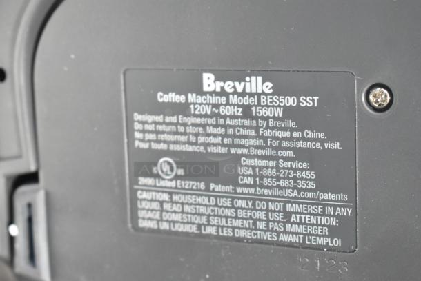Breville BES500 SST Countertop Coffee Machine. 120 Volts, 1 Phase. - Image 11 of 12