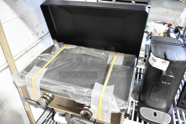 BRAND NEW SCRATCH AND DENT! Hongtaok K23B Stainless Steel Countertop Gas Flat Top Griddle. 21,000 BTU. - Image 4 of 7