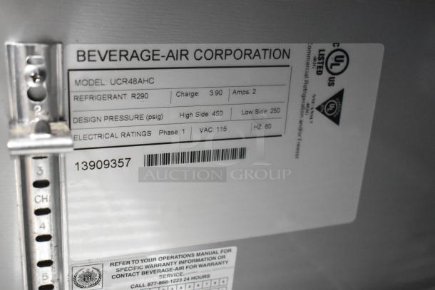 Beverage Air UCR48AHC Stainless Steel Commercial 2 Door Undercounter Cooler. 115 Volts, 1 Phase. - Image 8 of 8
