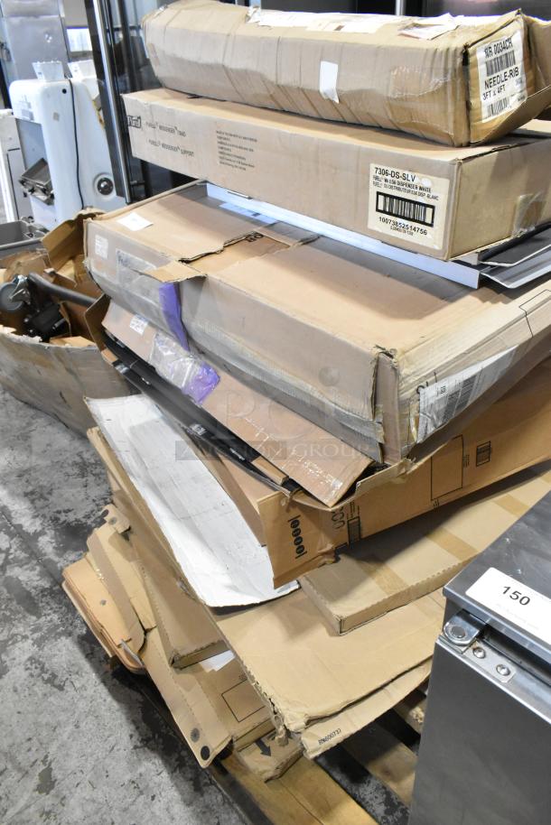 14 BRAND NEW SCRATCH AND DENT! Items Including Purell® 7306-DS-SLV Messenger™ ES6 1200 mL White Automatic Hand Sanitizer Dispenser with Silver Panel Floor Stand, NR 0034CH Needle Rib 3'x4', 00512 Staxon Steel Drawer, 00311 Steel Plus Storage Drawers. 14 Times Your Bid! - Image 2 of 8