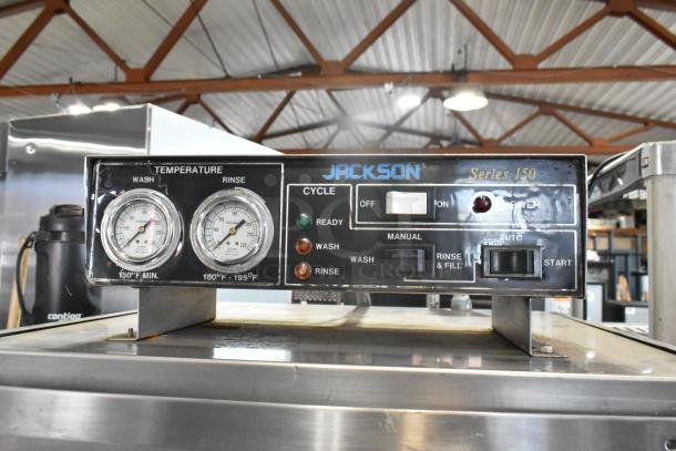 Jackson Series 150 Stainless Steel Commercial Straight Pass Through Dishwasher. - Image 4 of 7