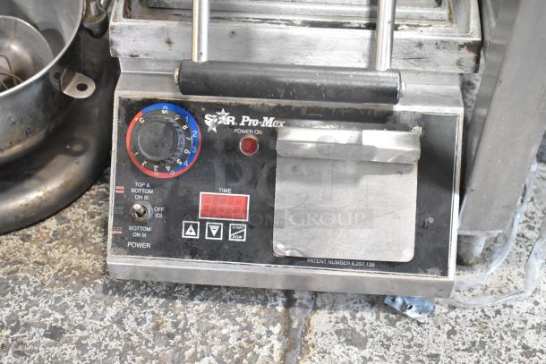 Star Pro Max GR10TB Stainless Steel Commercial Countertop Panini Press. 120 Volts, 1 Phase. - Image 3 of 6