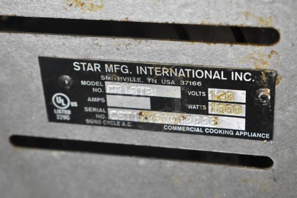 Star Pro Max GR10TB Stainless Steel Commercial Countertop Panini Press. 120 Volts, 1 Phase. - Image 6 of 6