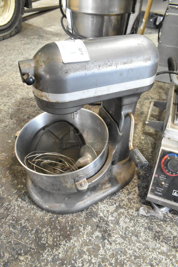 KitchenAid KP26M1XPM Countertop 6 Quart Bowl-Lift Stand Mixer w/ Mixing Bowl, Whisk, Paddle and Dough Hook Attachments. 120 Volts, 1 Phase. - Image 1 of 7