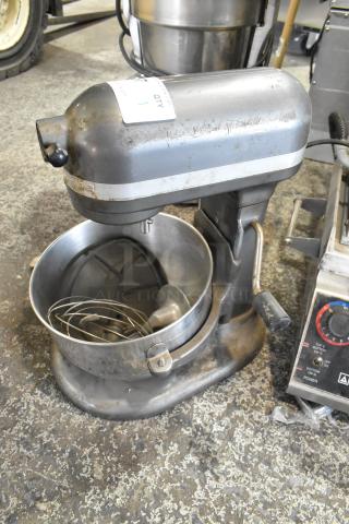 KitchenAid KP26M1XPM Countertop 6 Quart Bowl-Lift Stand Mixer w/ Mixing Bowl, Whisk, Paddle and Dough Hook Attachments. 120 Volts, 1 Phase. - Item #1193222