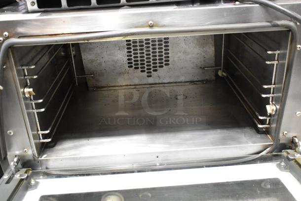 2016 Cadco Unox Lisa XAF013 Stainless Steel Commercial Countertop Electric Powered Convection Oven. 120 Volts, 1 Phase. - Image 4 of 5