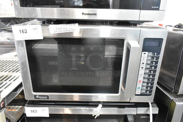 2021 Amana RCS10TS Metal Countertop Microwave Oven. 120 Volts, 1 Phase. - Image 1 of 5