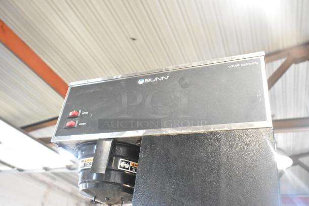 2023 Bunn VPR Stainless Steel Commercial 2 Burner Coffee Machine w/ Poly Brew Basket. 120 Volts, 1 Phase. - Image 4 of 7