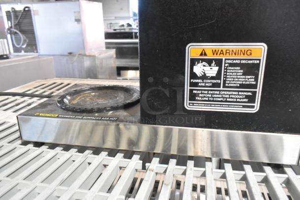2023 Bunn VPR Stainless Steel Commercial 2 Burner Coffee Machine w/ Poly Brew Basket. 120 Volts, 1 Phase. - Image 5 of 7