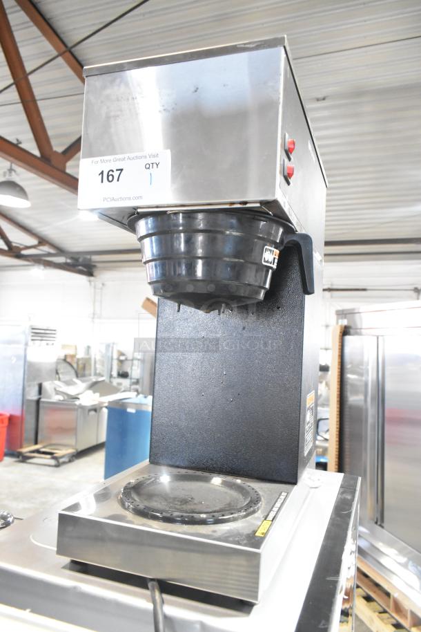 2022 Bunn VPR Stainless Steel Commercial 2 Burner Coffee Machine w/ Poly Brew Basket. 120 Volts, 1 Phase. - Image 2 of 7
