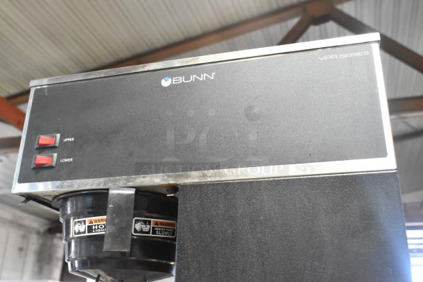 2022 Bunn VPR Stainless Steel Commercial 2 Burner Coffee Machine w/ Poly Brew Basket. 120 Volts, 1 Phase. - Image 4 of 7