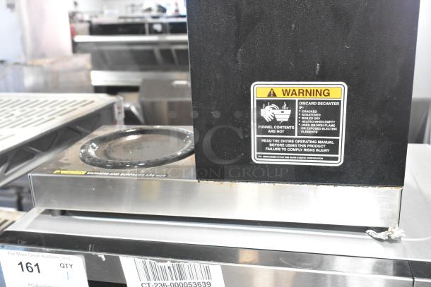 2022 Bunn VPR Stainless Steel Commercial 2 Burner Coffee Machine w/ Poly Brew Basket. 120 Volts, 1 Phase. - Image 5 of 7