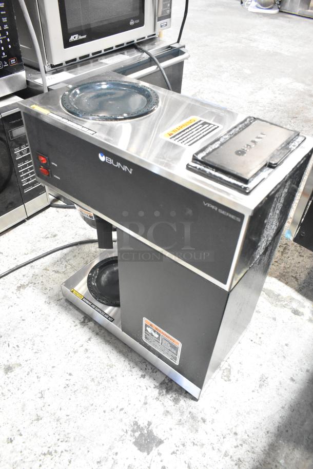 2024 Bunn VPR Stainless Steel Commercial 2 Burner Coffee Machine w/ Poly Brew Basket. 120 Volts, 1 Phase. - Image 3 of 7