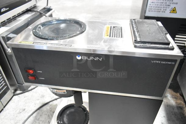 2024 Bunn VPR Stainless Steel Commercial 2 Burner Coffee Machine w/ Poly Brew Basket. 120 Volts, 1 Phase. - Image 4 of 7