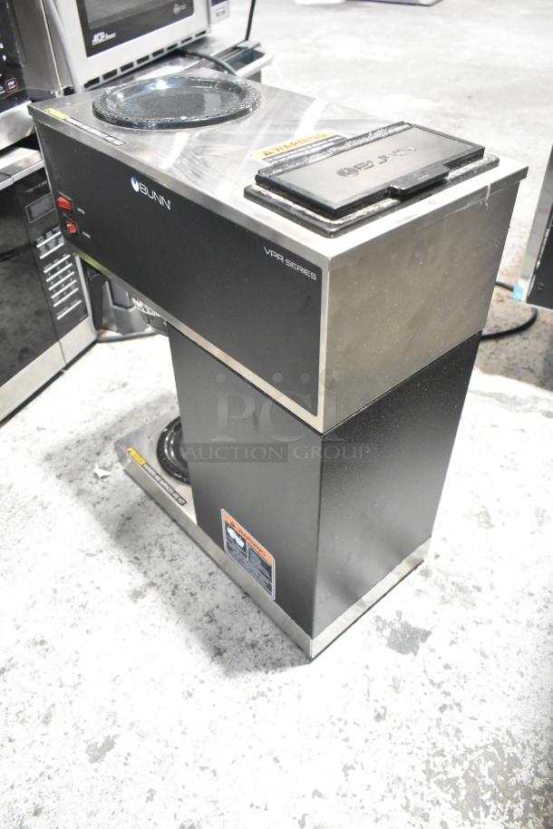 2020 Bunn VPR Stainless Steel Commercial 2 Burner Coffee Machine w/ Poly Brew Basket. 120 Volts, 1 Phase. - Image 3 of 7