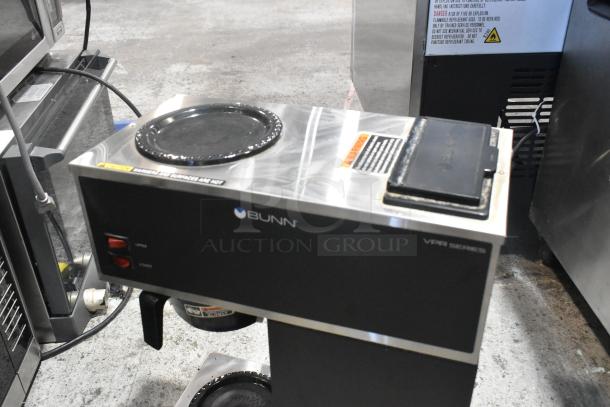 2020 Bunn VPR Stainless Steel Commercial 2 Burner Coffee Machine w/ Poly Brew Basket. 120 Volts, 1 Phase. - Image 4 of 7