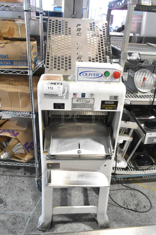 Oliver 797-32NC Metal Commercial Floor Style Bread Loaf Slicer. 115 Volts, 1 Phase. - Image 1 of 9