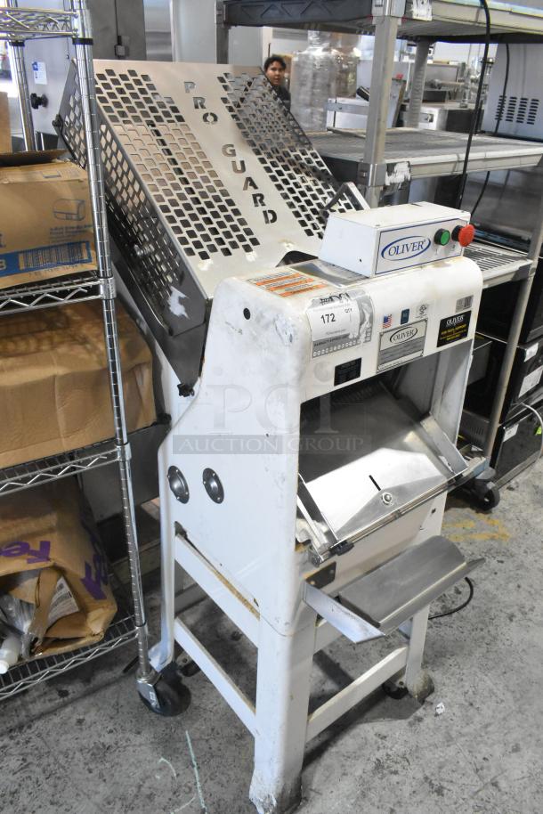 Oliver 797-32NC Metal Commercial Floor Style Bread Loaf Slicer. 115 Volts, 1 Phase. - Image 2 of 9