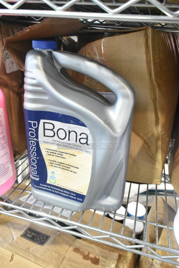 ALL ONE MONEY! Tier Lot of Various Items Including Rubbermaid Moisturizing Lotion Hand Soap, Boardwalk Soap Refill, Bona Hardwood Floor Cleaner, Office Snax Sugar - Image 4 of 6