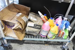 ALL ONE MONEY! Tier Lot of Various Items Including Boardwalk Hand Soap Refill, Paper Towel Dispenser, Lysol Bleach Cleaner. - Item #1193261
