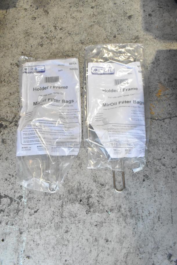 ALL ONE MONEY! Lot of 2 BF1A Holder/Frames for Miroil Filter Bags - Image 1 of 5