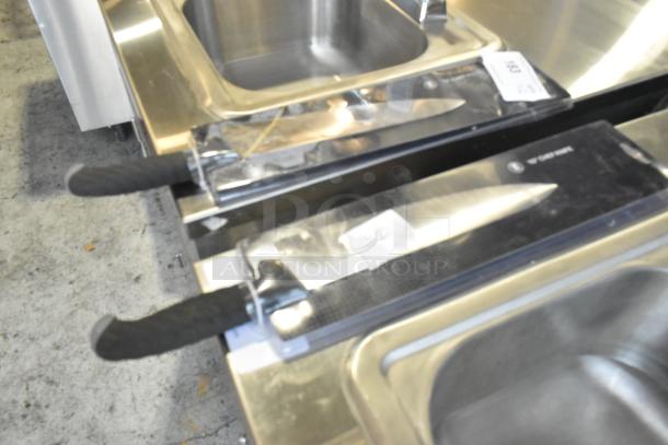 2 BRAND NEW SCRATCH AND DENT! Schraf 220VCHEFSM10  10" Chef Knife with TPRgrip Handle. 2 Times Your Bid! - Image 2 of 4