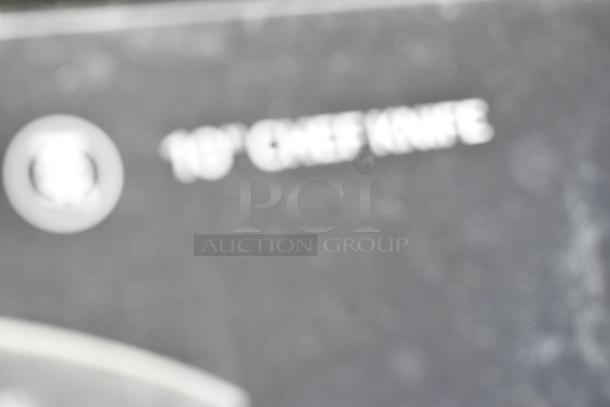 2 BRAND NEW SCRATCH AND DENT! Schraf 220VCHEFSM10  10" Chef Knife with TPRgrip Handle. 2 Times Your Bid! - Image 3 of 4