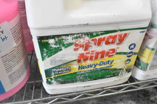 ALL ONE MONEY! Tier Lot of Various Items Including Spray Nine Heavy Duty Degreaser, Boardwalk Hand Soap, Zep Mold Stain Remover, Clorox Disinfectant Cleaner. - Image 2 of 6