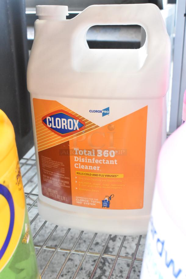 ALL ONE MONEY! Tier Lot of Various Items Including Spray Nine Heavy Duty Degreaser, Boardwalk Hand Soap, Zep Mold Stain Remover, Clorox Disinfectant Cleaner. - Image 5 of 6