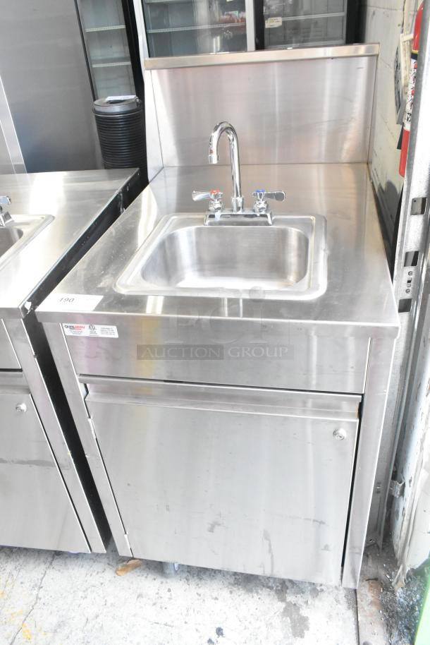 QualServ Stainless Steel Commercial Portable Sink. - Image 1 of 8