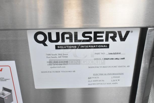 QualServ Stainless Steel Commercial Portable Sink on Commercial Casters. - Image 6 of 7