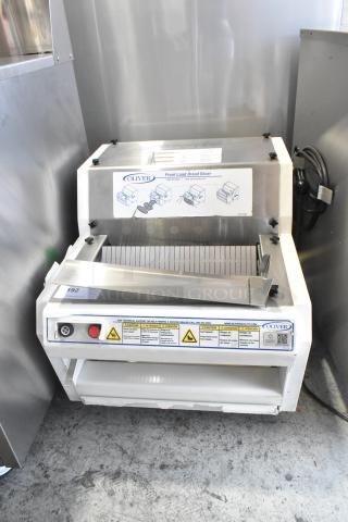 Oliver 732-N Metal Commercial Countertop Bread Loaf Slicer. 115 Volts, 1 Phase. Tested and Working! - Item #1193294