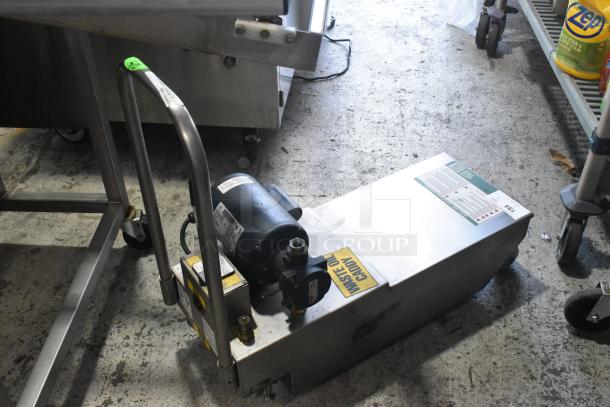 Frontline 10SS Stainless Steel Commercial Oil Filtration System on Commercial Casters. - Image 2 of 5
