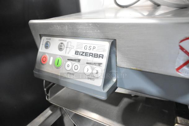 Bizerba GSP HD Stainless Steel Commercial Countertop Meat Slicer on Equipment Stand. 115 Volts, 1 Phase. - Image 6 of 8