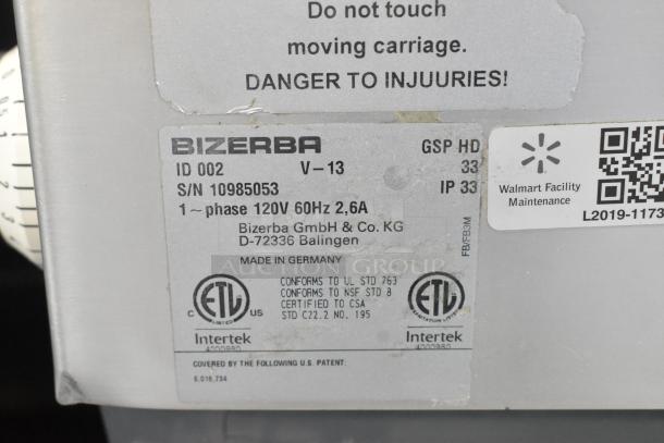 Bizerba GSP HD Stainless Steel Commercial Countertop Meat Slicer on Equipment Stand. 115 Volts, 1 Phase. - Image 7 of 8