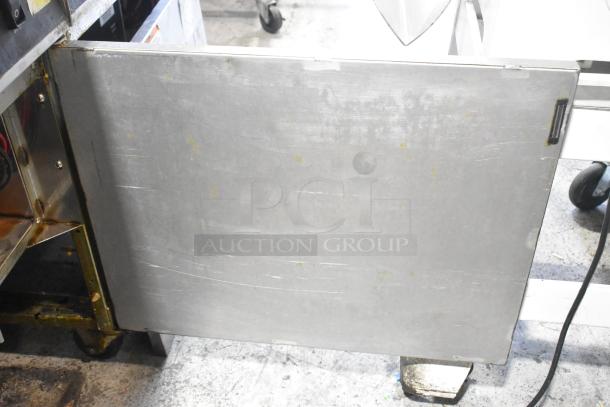 Giles EOF-24 Stainless Steel Commercial Electric Powered 3 Bay Deep Fat Fryer w/ Dumping Station on Commercial Casters. 480 Volts. - Image 15 of 19