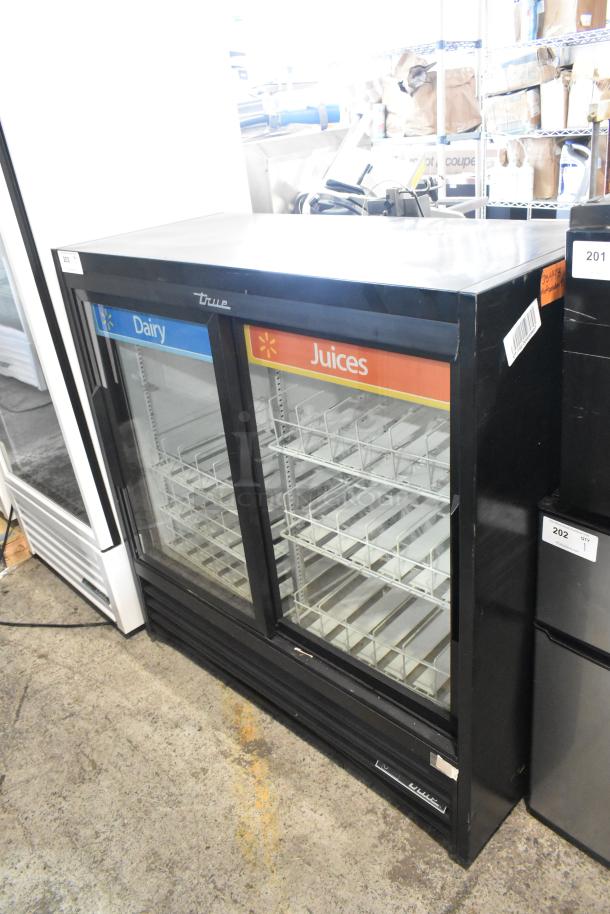 2020 True GDM-41SL-48-HC-LD Metal Commercial 2 Door Reach In Cooler Merchandiser w/ Poly Coated Racks. 115 Volts, 1 Phase. - Image 1 of 7
