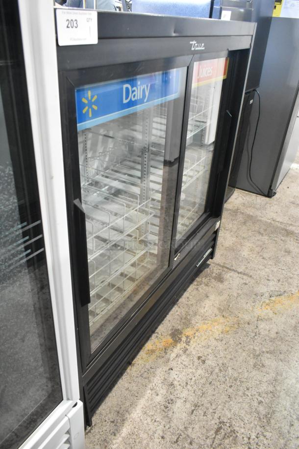 2020 True GDM-41SL-48-HC-LD Metal Commercial 2 Door Reach In Cooler Merchandiser w/ Poly Coated Racks. 115 Volts, 1 Phase. - Image 2 of 7