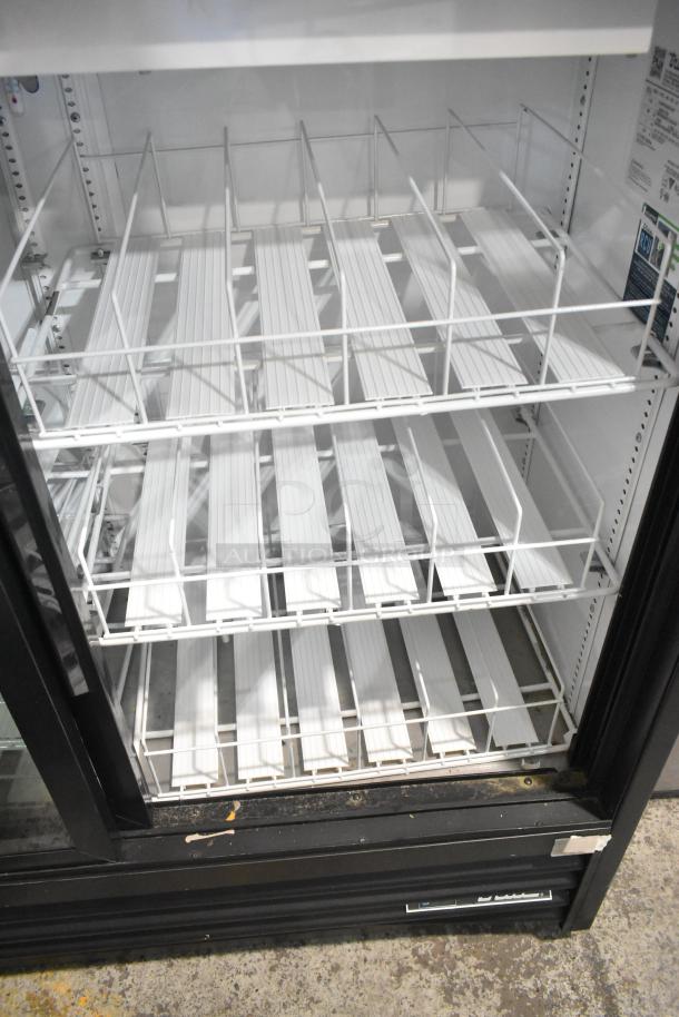 2020 True GDM-41SL-48-HC-LD Metal Commercial 2 Door Reach In Cooler Merchandiser w/ Poly Coated Racks. 115 Volts, 1 Phase. - Image 4 of 7