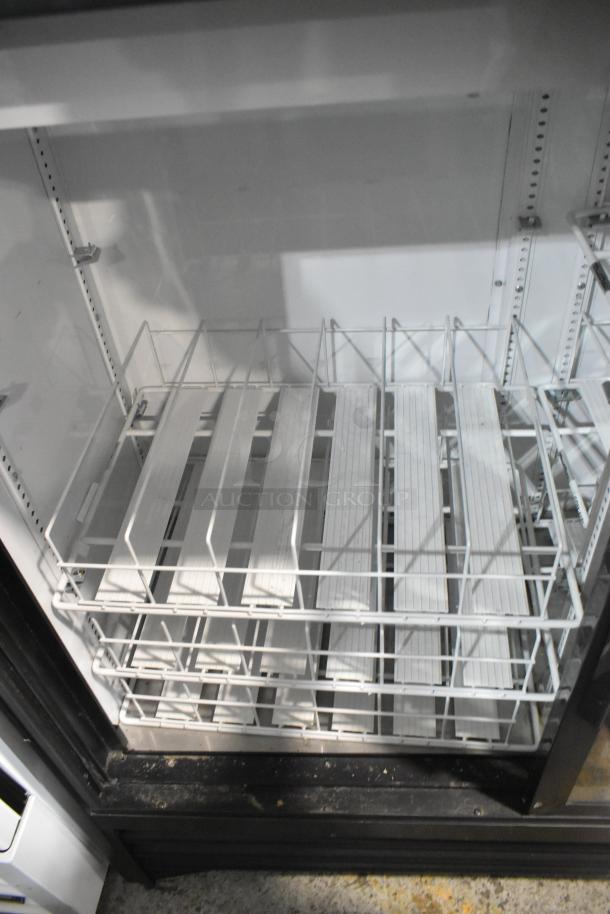 2020 True GDM-41SL-48-HC-LD Metal Commercial 2 Door Reach In Cooler Merchandiser w/ Poly Coated Racks. 115 Volts, 1 Phase. - Image 5 of 7