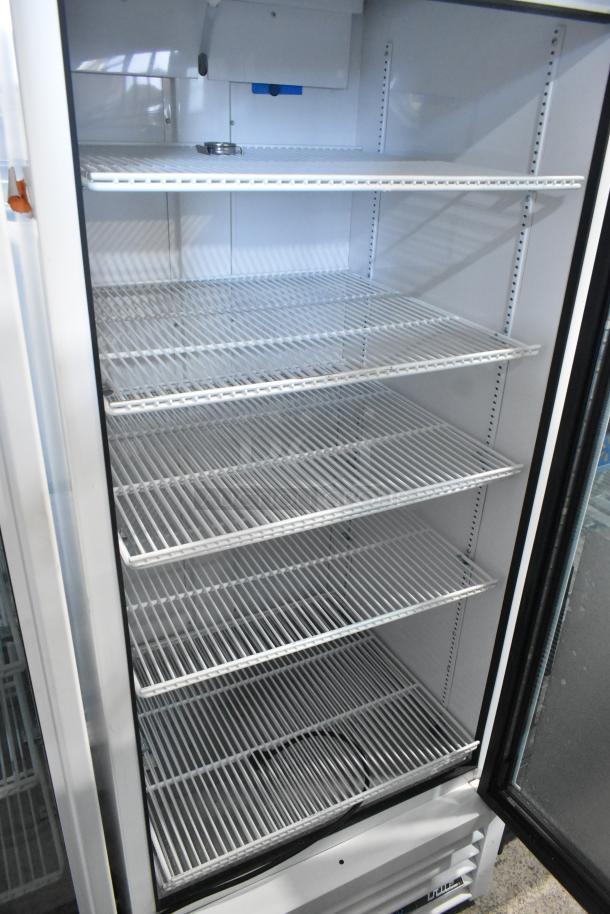 2021 True TSCI-600R-G-PH Metal Commercial Single Door Reach In Cooler Merchandiser w/ Poly Coated Racks. 115 Volts, 1 Phase. - Image 6 of 8
